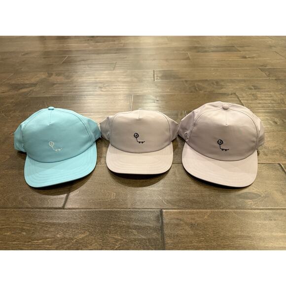 Lot Of 3 Pukka Mens Snow Half Structured Adjustable Strapback Hat Cap NWOT - Picture 2 of 8